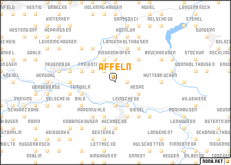 map of Affeln