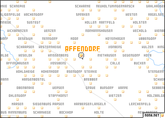 map of Affendorf