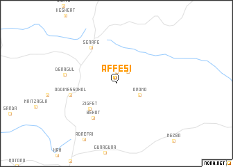 map of Affesi