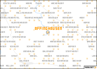 map of Affinghausen
