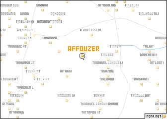 map of Affouzer