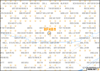 map of Afham