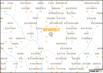 map of Afia Nsit