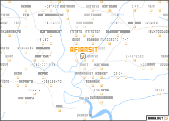 map of Afia Nsit