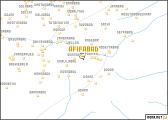 map of ‘Afīfābād