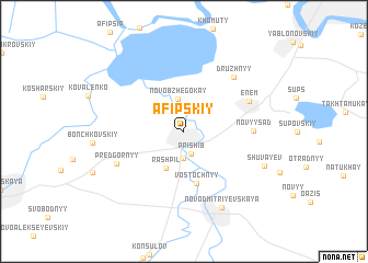 map of Afipskiy