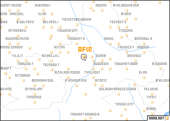 map of Afir