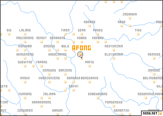 map of Afong