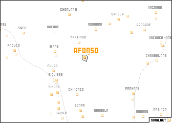 map of Afonso