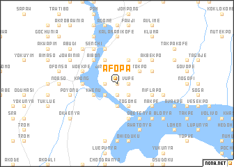 map of Afopa