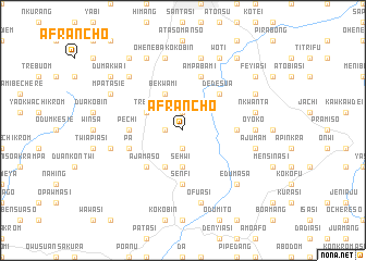 map of Afrancho