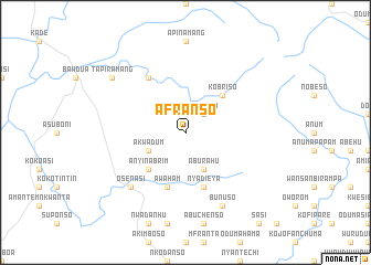 map of Afranso