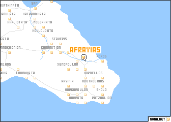 map of Afrayiás