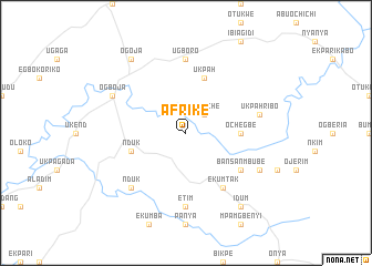 map of Afrike