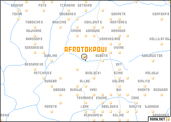 map of Afrotokpoui