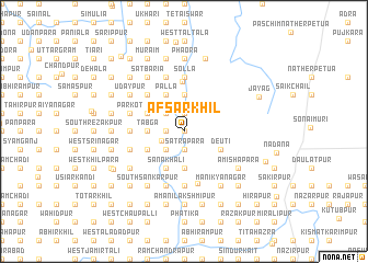 map of Afsarkhil