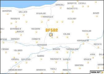 map of Afşar