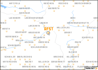 map of Afst