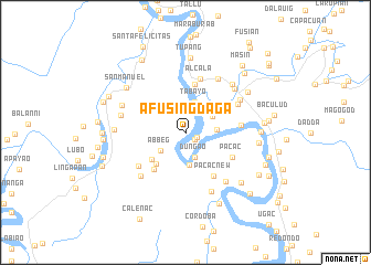 map of Afusing Daga