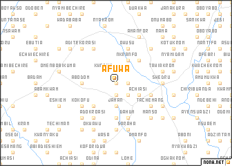 map of Afuwa