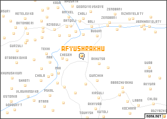 map of Afyushra-Khu