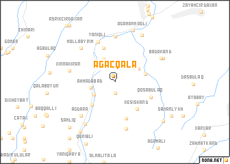 map of Ağaçqala