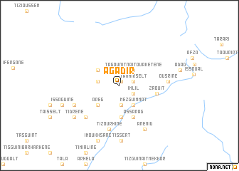 map of Agadir