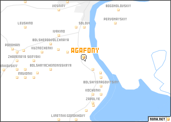 map of Agafony