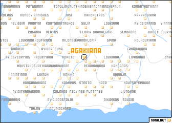 map of Agakianá