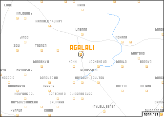 map of Agalali