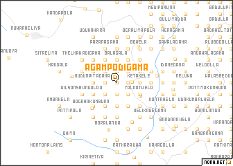 map of Agampodigama