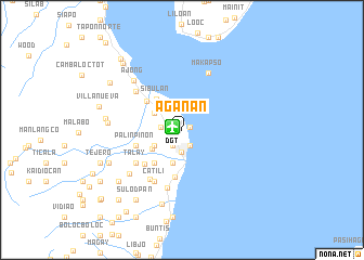 map of Aganan