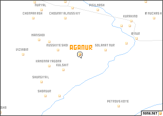 map of Aganur