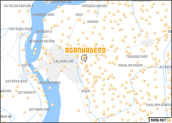 map of Agan Wadero