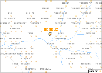 map of Agaouz