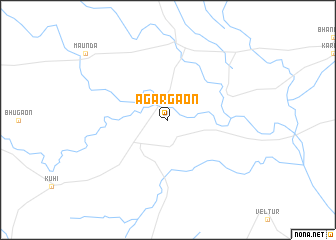 map of Āgargaon