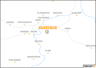 map of Agarkovo