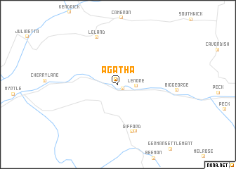 map of Agatha
