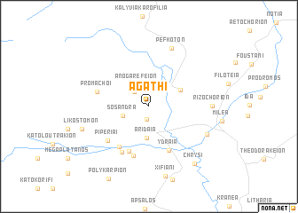 map of Agáthi