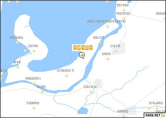 map of Agaua