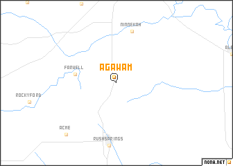 map of Agawam