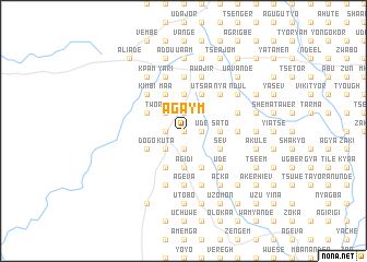 map of Agaym