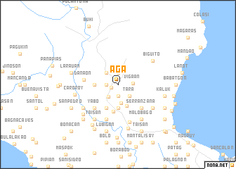 map of Aga