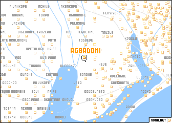 map of Agbadomi