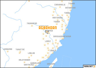 map of Agbahoan