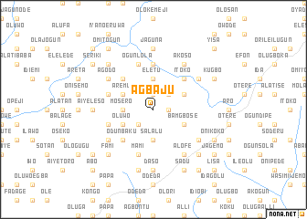 map of Agbaju