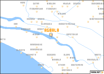 map of Agbala