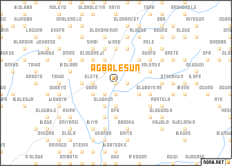 map of Agbalesun