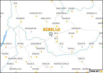 map of Agbaliji