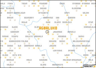 map of Agbaluko